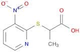 2-((3-Nitropyridin-2-yl)thio)propanoic acid