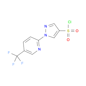 1-[5-(Trifluoromethyl)-2-pyridinyl]-1h-pyrazole-4-sulfonoyl chloride