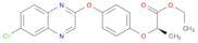 Propanoic acid, 2-[4-[(6-chloro-2-quinoxalinyl)oxy]phenoxy]-, ethyl ester, (2R)-