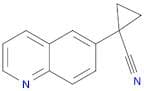 1-(quinolin-6-yl)cyclopropane-1-carbonitrile