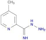 2-Pyridinecarboximidic acid, 4-methyl-, hydrazide
