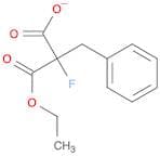Propanedioic acid, fluoro(phenylmethyl)-, monoethyl ester