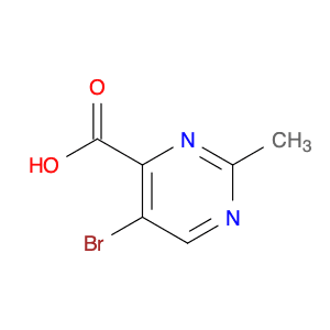 4-Pyrimidinecarboxylic acid, 5-bromo-2-methyl-