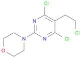 4-(4,6-dichloro-5-(2-chloroethyl)pyrimidin-2-yl)morpholine