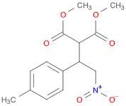 Propanedioic acid, 2-[1-(4-methylphenyl)-2-nitroethyl]-, 1,3-dimethyl ester