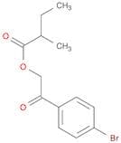 Butanoic acid, 2-methyl-, 2-(4-bromophenyl)-2-oxoethyl ester