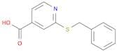 2-(Benzylsulfanyl)pyridine-4-carboxylic acid