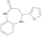 2H-1,5-Benzodiazepin-2-one, 4-(2-furanyl)-1,3,4,5-tetrahydro-