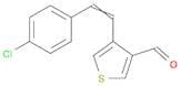 (E)-4-(4-Chlorostyryl)thiophene-3-carbaldehyde