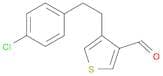 4-(4-Chlorophenethyl)thiophene-3-carbaldehyde