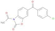 2(3H)-Benzoxazolone, 3-acetyl-6-(4-chlorobenzoyl)-