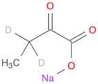 Butanoic-3,3-d2 acid, 2-oxo-, sodium salt (1:1)