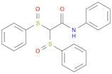 2,2-bis(benzenesulfinyl)-N-phenyl-acetamide