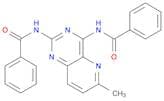 Pyrido[3,2-d]pyrimidine, 2,4-dibenzamido-6-methyl- (7CI)