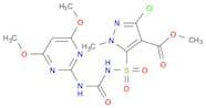 1H-Pyrazole-4-carboxylic acid, 3-chloro-5-[[[[(4,6-dimethoxy-2-pyrimidinyl)amino]carbonyl]amino]su…