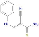 2-Propenethioamide, 2-cyano-3-(phenylamino)-