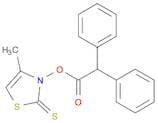 2(3H)-Thiazolethione, 3-[(diphenylacetyl)oxy]-4-methyl-
