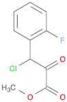 Methyl 3-chloro-3-(2-fluorophenyl)-2-oxopropanoate