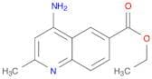 6-Quinolinecarboxylic acid, 4-amino-2-methyl-, ethyl ester