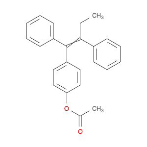 Phenol, 4-(1,2-diphenyl-1-butenyl)-, acetate