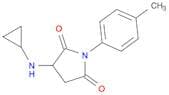 3-(cyclopropylamino)-1-(4-methylphenyl)pyrrolidine-2,5-dione