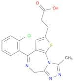 4-(2-Chlorophenyl)-9-methyl-6H-thieno[3,2-f][1,2,4]triazolo[4,3-a][1,4]diazepine-2-propanoic Acid