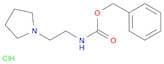 Carbamic acid, [2-(1-pyrrolidinyl)ethyl]-, phenylmethyl ester, monohydrochloride (9CI)