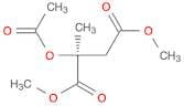 Butanedioic acid, 2-(acetyloxy)-2-methyl-, dimethyl ester, (S)- (9CI)