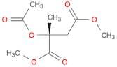 Butanedioic acid, 2-(acetyloxy)-2-methyl-, 1,4-dimethyl ester, (2R)-