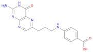 Benzoic acid, 4-[[3-(2-amino-3,4-dihydro-4-oxo-6-pteridinyl)propyl]amino]-