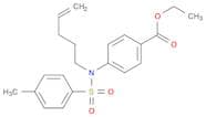 Benzoic acid, 4-[[(4-methylphenyl)sulfonyl]-4-penten-1-ylamino]-, ethyl ester