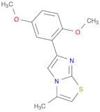 Imidazo[2,1-b]thiazole, 6-(2,5-dimethoxyphenyl)-3-methyl-