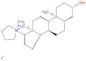 Pyrrolidinium, 1-[(3β,5α,17β)-3-hydroxyandrostan-17-yl]-1-methyl-, iodide (9CI)