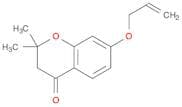4H-1-Benzopyran-4-one, 2,3-dihydro-2,2-dimethyl-7-(2-propen-1-yloxy)-