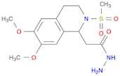 2-(6,7-Dimethoxy-2-(methylsulfonyl)-1,2,3,4-tetrahydroisoquinolin-1-yl)acetohydrazide