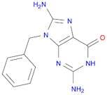 6H-Purin-6-one, 2,8-diamino-1,9-dihydro-9-(phenylmethyl)-
