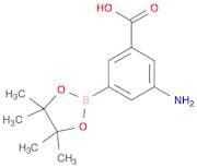 3-amino-5-(tetramethyl-1,3,2-dioxaborolan-2-yl)benzoic acid