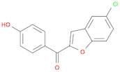Methanone, (5-chloro-2-benzofuranyl)(4-hydroxyphenyl)-