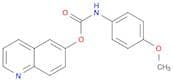 Carbamic acid, (4-methoxyphenyl)-, 6-quinolinyl ester (9CI)