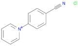 Pyridinium, 1-(4-cyanophenyl)-, chloride (1:1)
