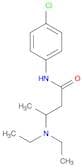 Butanamide, N-(4-chlorophenyl)-3-(diethylamino)-