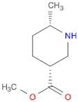 3-Piperidinecarboxylic acid, 6-methyl-, methyl ester, (3R,6S)-