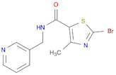 2-Bromo-4-methyl-N-(pyridin-3-ylmethyl)thiazole-5-carboxamide