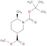 1,3-Piperidinedicarboxylic acid, 6-methyl-, 1-(1,1-dimethylethyl) 3-methyl ester, (3S,6R)-