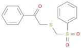 Ethanone, 1-phenyl-2-[[(phenylsulfonyl)methyl]thio]-