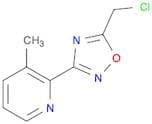 2-(5-Chloromethyl-1,2,4-oxadiazol-3-yl)-3-methylpyridine