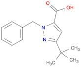 1H-Pyrazole-5-carboxylic acid, 3-(1,1-dimethylethyl)-1-(phenylmethyl)-
