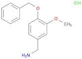[4-(benzyloxy)-3-methoxyphenyl]methanamine hydrochloride