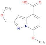 7-Methoxy-2-(methoxymethyl)pyrazolo[1,5-a]pyridine-4-carboxylic acid
