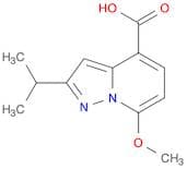 2-Isopropyl-7-methoxypyrazolo[1,5-a]pyridine-4-carboxylic acid